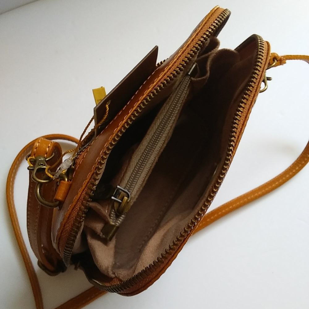 NWT PRATESI FIRENZE CROSSBODY SHOULDER BAG PURSE - Picture 7 of 12